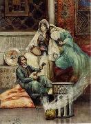 unknow artist Arab or Arabic people and life. Orientalism oil paintings 617 oil on canvas